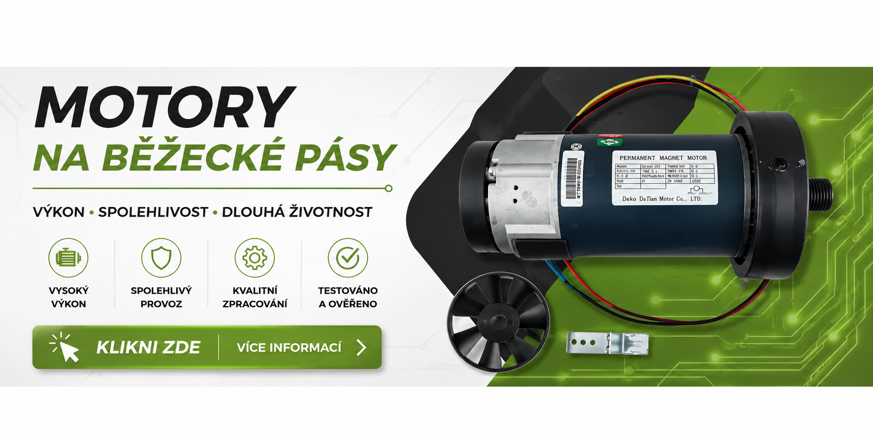 Motory na bezecke pásy